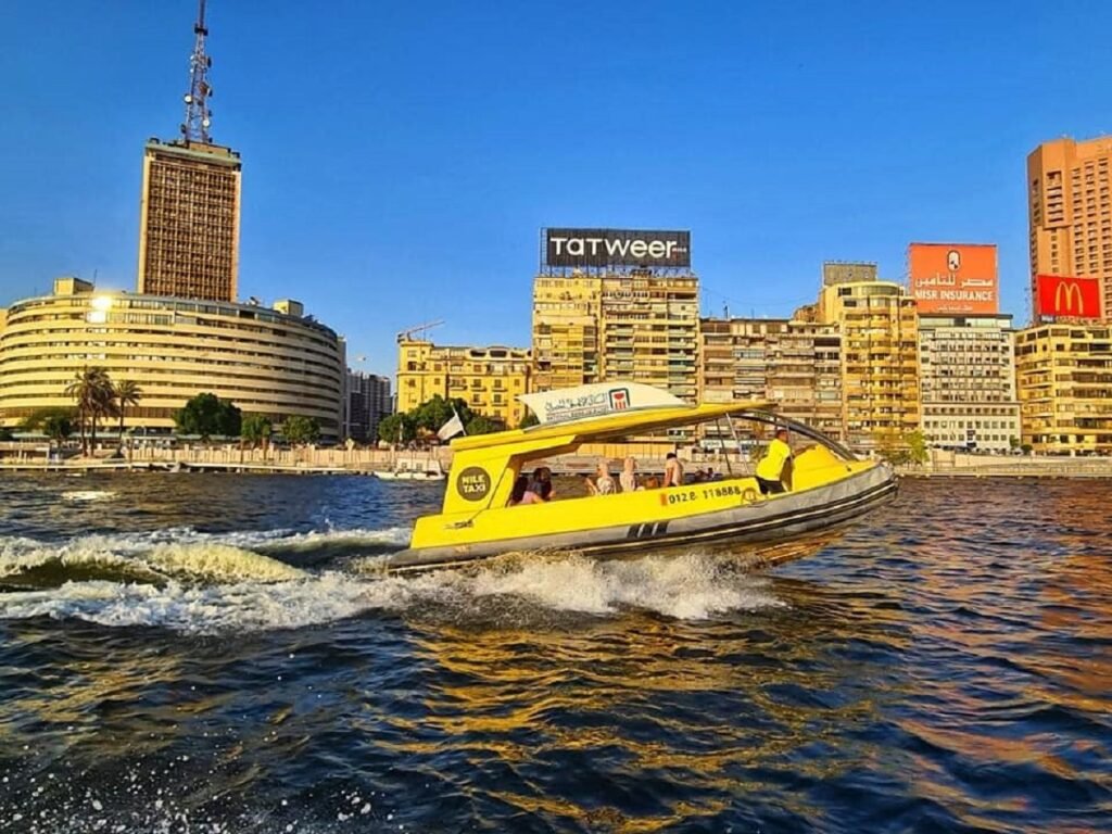 Nile Taxi in the Ahl Masr Walk area