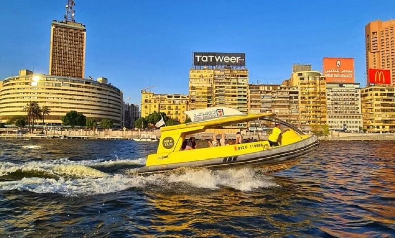 Nile Taxi in the Ahl Masr Walk area