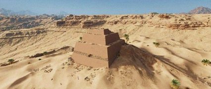 The Meidum pyramid, the royal tomb of king Sneferu