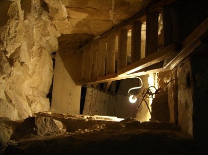 The Meidum pyramid, the royal tomb of king Sneferu